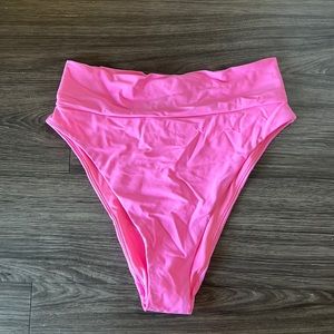 High waisted pink aerie cheeky bottom. New with tags